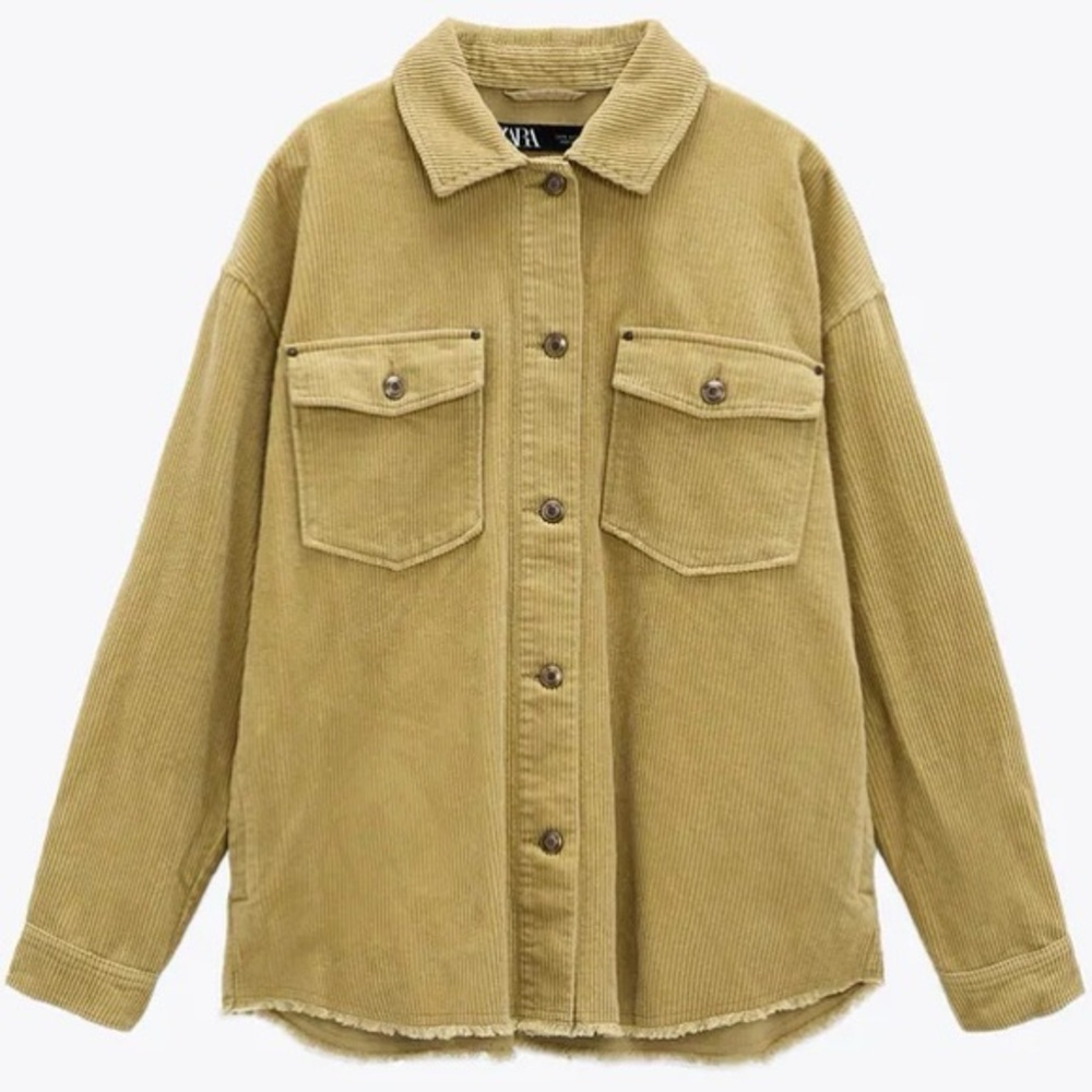 Women's Tan Corduroy Jacket